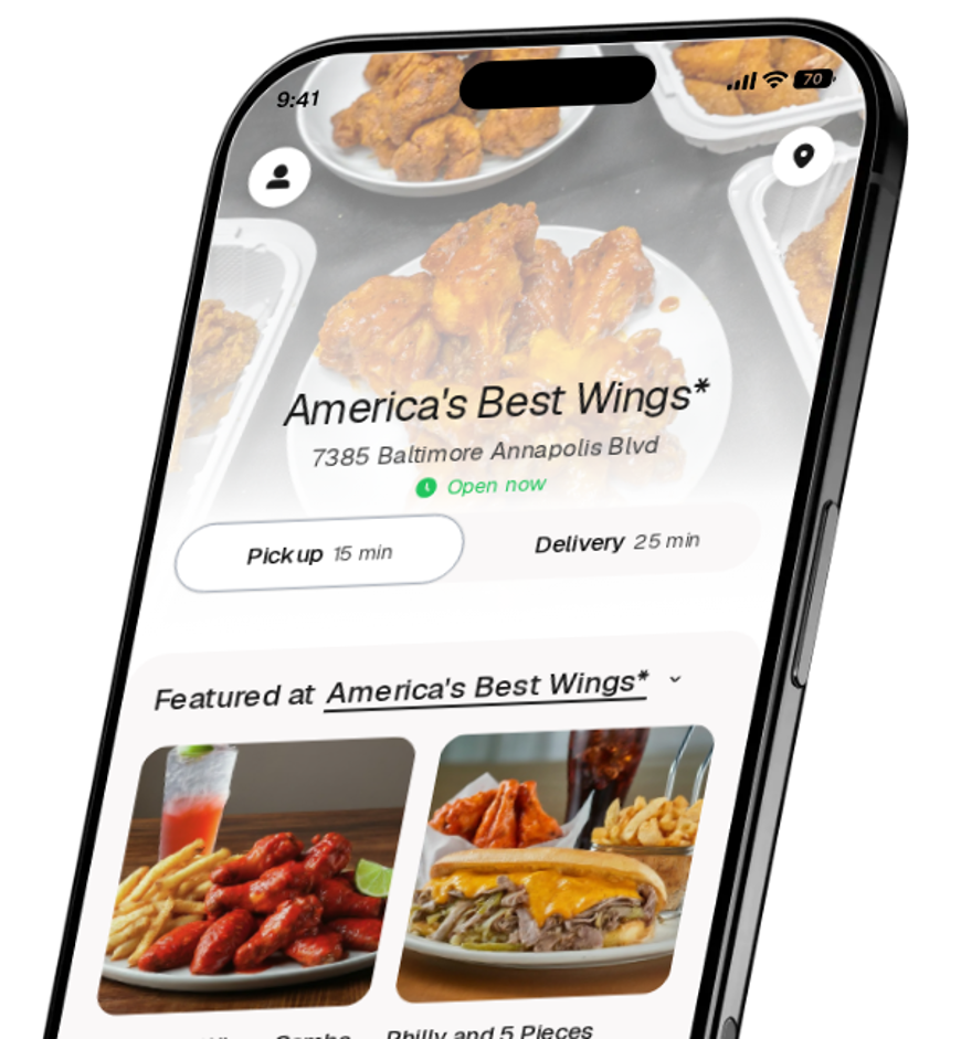 America's Best Wings* app preview