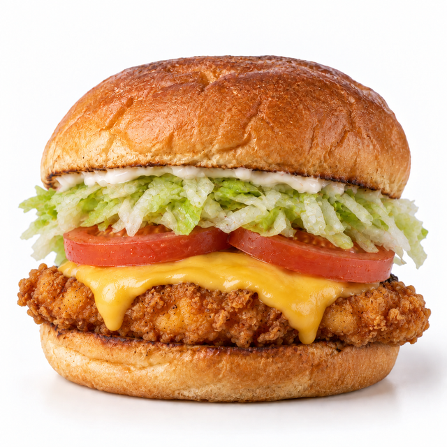 Chicken Tender Burger.