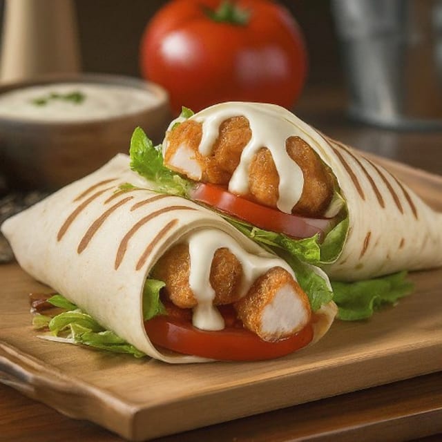 Chicken Tender Wrap.