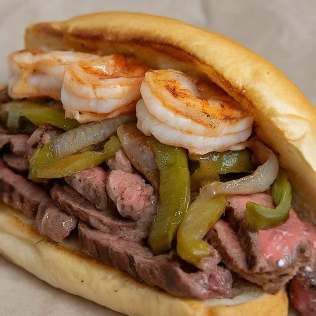 Shrimp and Steak Philly.