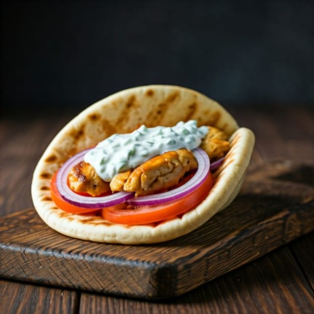 7" Chicken Gyro.