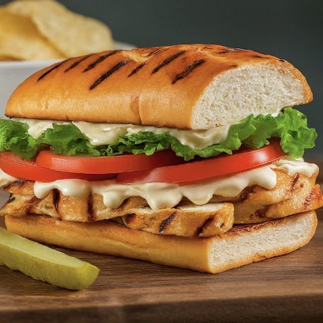 Grilled Chicken Sub.