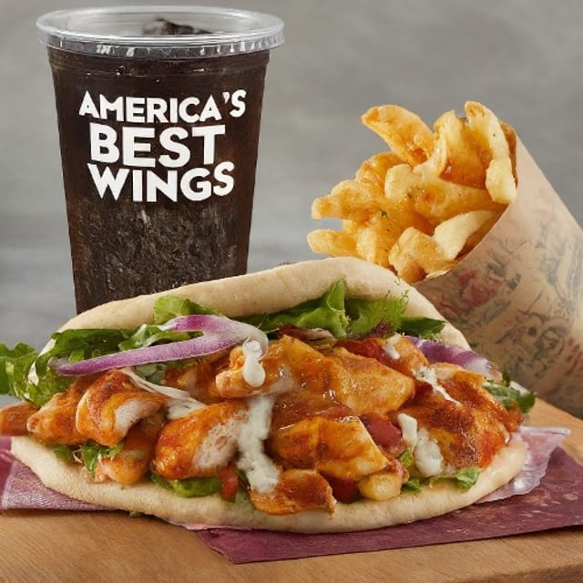7" Chicken Gyro Combo.