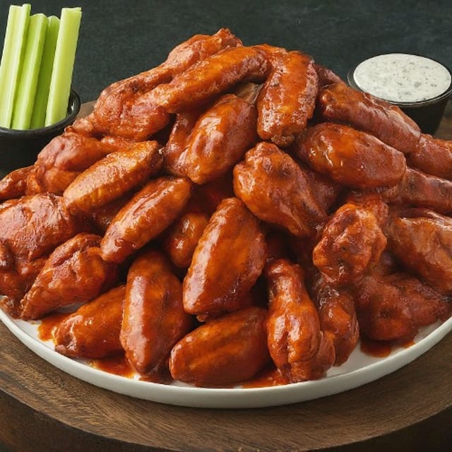 Buffalo Wings (50 Pieces).