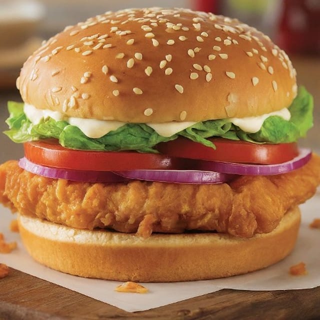 Chicken Tender Burger.