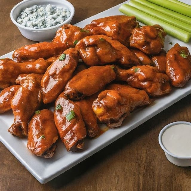 Buffalo Wings (30 Pieces).