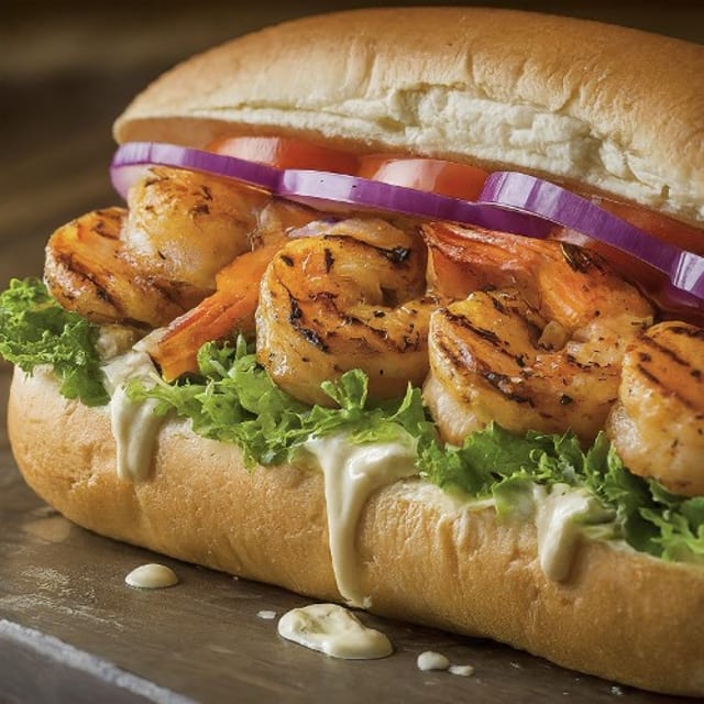 Grilled Shrimp Sub.