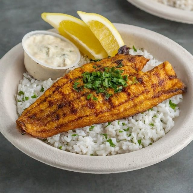 Swai Fish Bowl (similar to catfish).